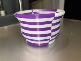 Close-up of "good side" of bowl number three.