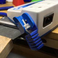Right side bracket close-up